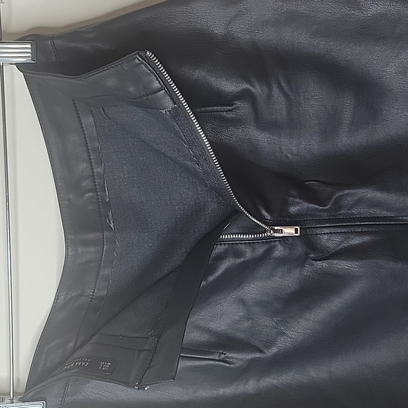 ZARA BASIC vegan leather A line mini size S - Picture 10 of 16
